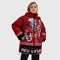 Куртка зимняя женская Detroit Red Wings, цвет: 3D-черный — фото 2