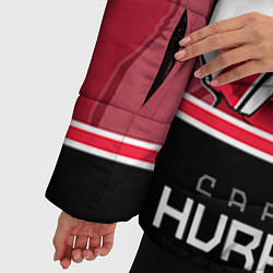 Куртка зимняя женская Carolina Hurricanes, цвет: 3D-черный — фото 2