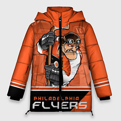 Куртка зимняя женская Philadelphia Flyers, цвет: 3D-красный