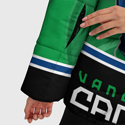 Куртка зимняя женская Vancouver Canucks, цвет: 3D-черный — фото 2