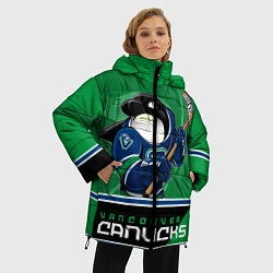 Куртка зимняя женская Vancouver Canucks, цвет: 3D-черный — фото 2