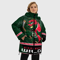 Куртка зимняя женская Minnesota Wild, цвет: 3D-светло-серый — фото 2