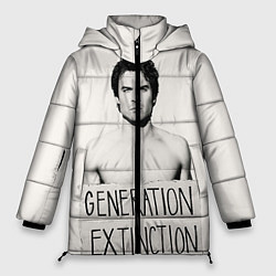 Куртка зимняя женская Generation Extinction, цвет: 3D-светло-серый