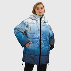 Куртка зимняя женская Компас приключений, цвет: 3D-красный — фото 2