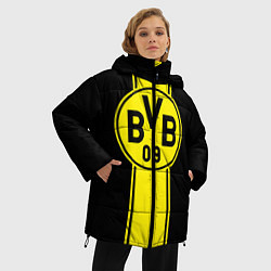 Куртка зимняя женская BVB, цвет: 3D-красный — фото 2