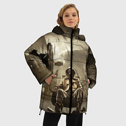 Куртка зимняя женская Каменные джунги, цвет: 3D-черный — фото 2