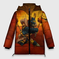 Куртка зимняя женская Шадоу Шаман, цвет: 3D-черный