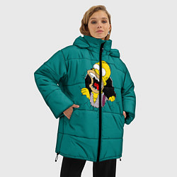 Куртка зимняя женская Alien-Homer, цвет: 3D-черный — фото 2