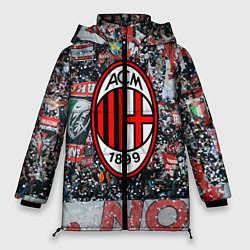 Куртка зимняя женская Milan FC, цвет: 3D-черный