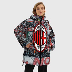 Куртка зимняя женская Milan FC, цвет: 3D-черный — фото 2