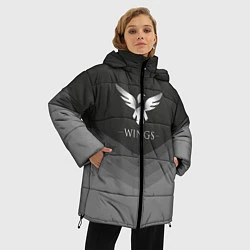 Куртка зимняя женская Wings Uniform, цвет: 3D-светло-серый — фото 2