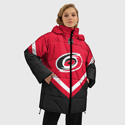 Куртка зимняя женская NHL: Carolina Hurricanes, цвет: 3D-светло-серый — фото 2