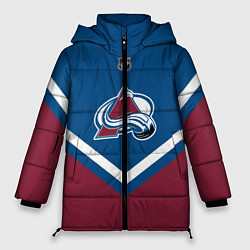 Куртка зимняя женская NHL: Colorado Avalanche, цвет: 3D-черный