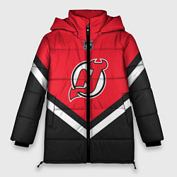 Куртка зимняя женская NHL: New Jersey Devils, цвет: 3D-черный