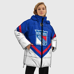 Куртка зимняя женская NHL: New York Rangers, цвет: 3D-красный — фото 2