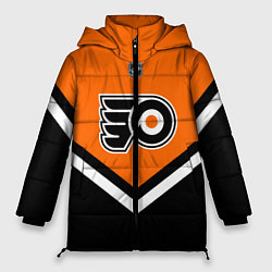 Куртка зимняя женская NHL: Philadelphia Flyers, цвет: 3D-черный