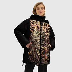 Куртка зимняя женская Suicide Silence, цвет: 3D-черный — фото 2