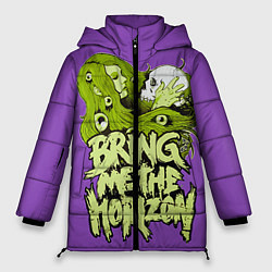 Куртка зимняя женская Bring Me The Horizon, цвет: 3D-черный