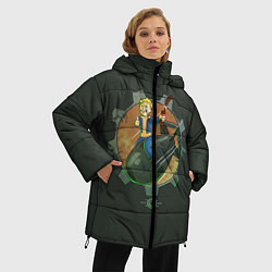 Куртка зимняя женская Flying Vault Boy, цвет: 3D-черный — фото 2