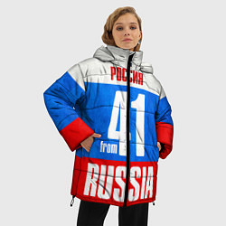 Куртка зимняя женская Russia: from 41, цвет: 3D-черный — фото 2