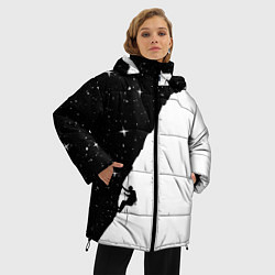 Куртка зимняя женская Ночной скалолаз, цвет: 3D-светло-серый — фото 2