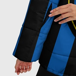 Куртка зимняя женская Inter FC 1908, цвет: 3D-черный — фото 2
