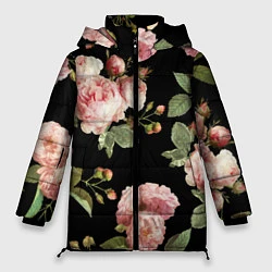 Куртка зимняя женская TOP Roses, цвет: 3D-черный
