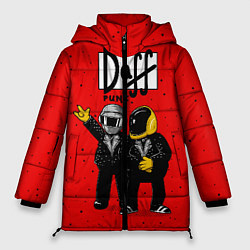 Куртка зимняя женская Daff Punk, цвет: 3D-черный