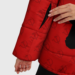 Куртка зимняя женская Communist Party, цвет: 3D-черный — фото 2