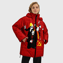 Куртка зимняя женская Communist Party, цвет: 3D-черный — фото 2