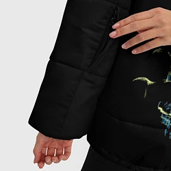 Куртка зимняя женская Zombie Island, цвет: 3D-светло-серый — фото 2