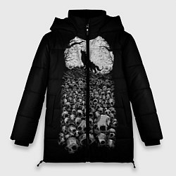 Куртка зимняя женская Лунный охотник, цвет: 3D-черный