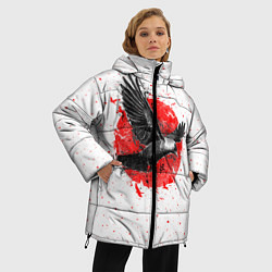 Куртка зимняя женская Черный ворон, цвет: 3D-черный — фото 2