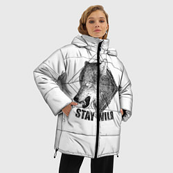 Куртка зимняя женская Stay Wild, цвет: 3D-черный — фото 2