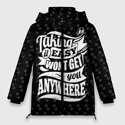 Куртка зимняя женская Taking It Easy, цвет: 3D-черный