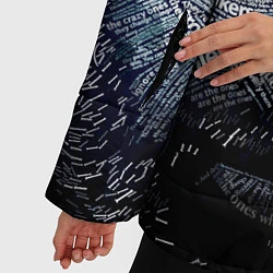 Куртка зимняя женская Стив Джобс, цвет: 3D-черный — фото 2