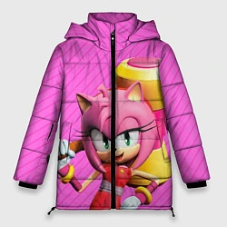 Куртка зимняя женская Amy Rose, цвет: 3D-светло-серый