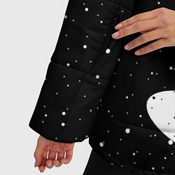 Куртка зимняя женская Космическая струя, цвет: 3D-черный — фото 2