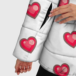 Куртка зимняя женская Влюбленная Милана, цвет: 3D-черный — фото 2