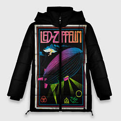 Куртка зимняя женская Led Zeppelin: Angel Poster, цвет: 3D-красный