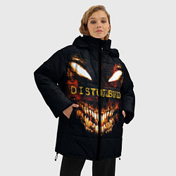 Куртка зимняя женская Disturbed Demon, цвет: 3D-светло-серый — фото 2