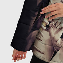 Куртка зимняя женская Poker Skull, цвет: 3D-черный — фото 2
