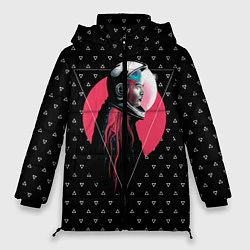 Куртка зимняя женская Космическая дама, цвет: 3D-светло-серый