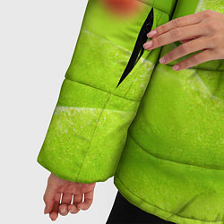 Куртка зимняя женская Жучки на травке, цвет: 3D-черный — фото 2