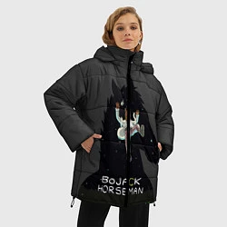 Куртка зимняя женская Bojack Horseman, цвет: 3D-светло-серый — фото 2