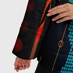 Куртка зимняя женская Digital world, цвет: 3D-черный — фото 2