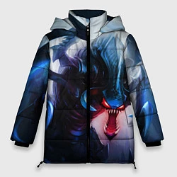 Куртка зимняя женская League Of Legends ChoGath, цвет: 3D-черный