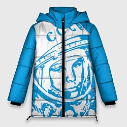 Куртка зимняя женская Гагарин: CCCP, цвет: 3D-черный