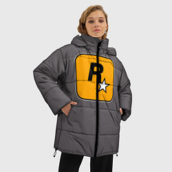 Куртка зимняя женская GTA VI: Rockstar Games, цвет: 3D-черный — фото 2