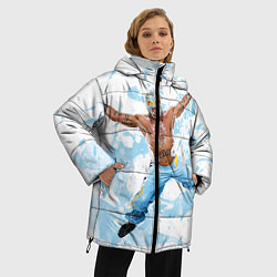 Куртка зимняя женская Рей Мистерио, цвет: 3D-черный — фото 2